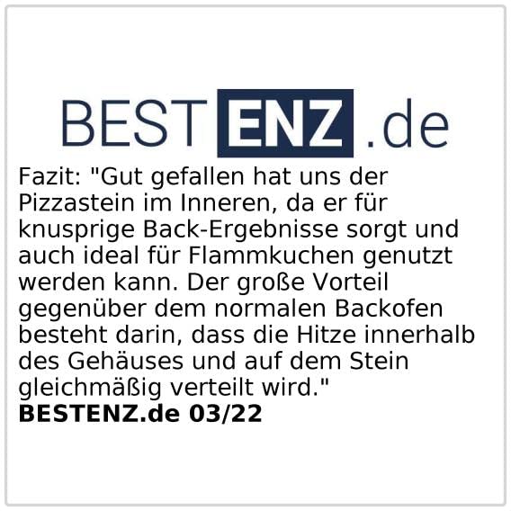 Rosenstein & Söhne Pizzaofen Aufsatz: Pizzaofen-Grillaufsatz mit Steinplatte & Temperaturanzeige bis 300 °C (Aufsatz für Gasgrill, Grill, Grillthermometer)
